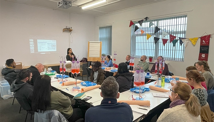 Group participating in job-oriented Phlebotomy Training Part 1 course in Bristol