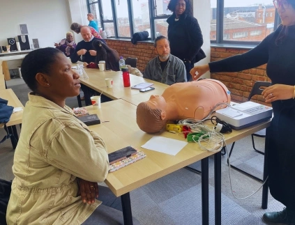 Performing ECG training